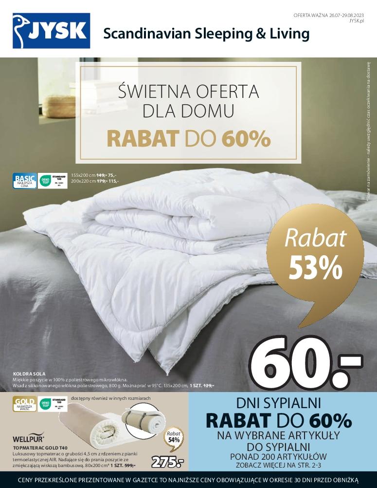 Gazetka promocyjna Jysk str. 1