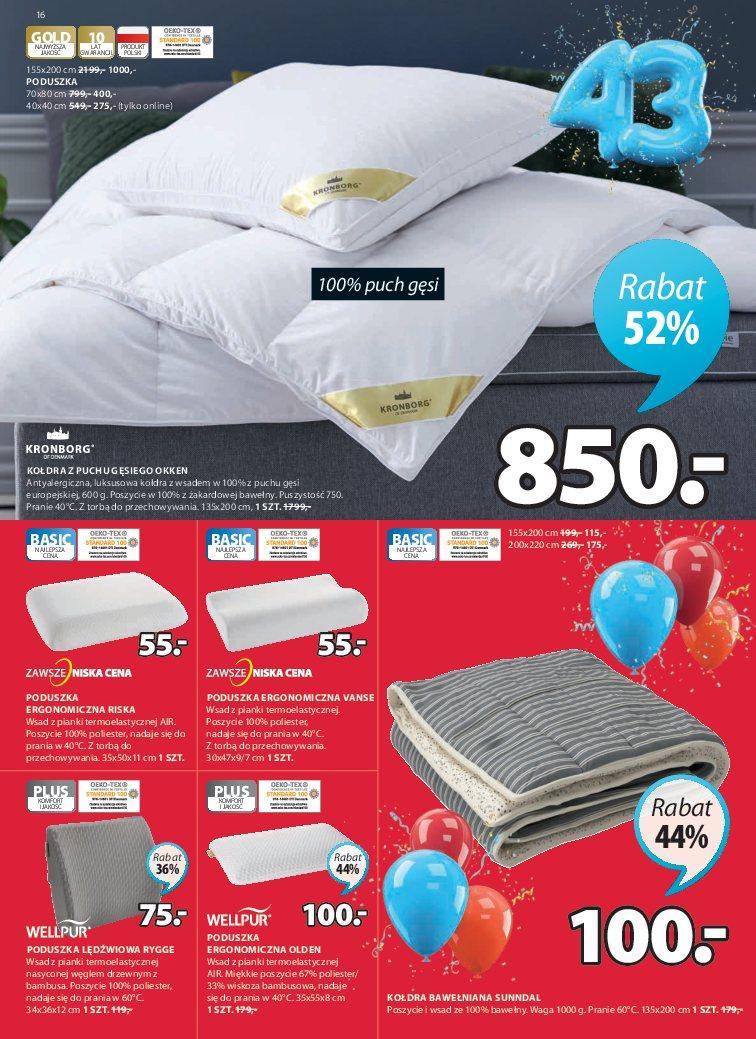 Gazetka promocyjna Jysk str. 16