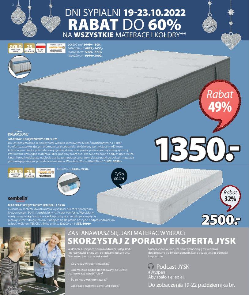 Gazetka promocyjna Jysk str. 2