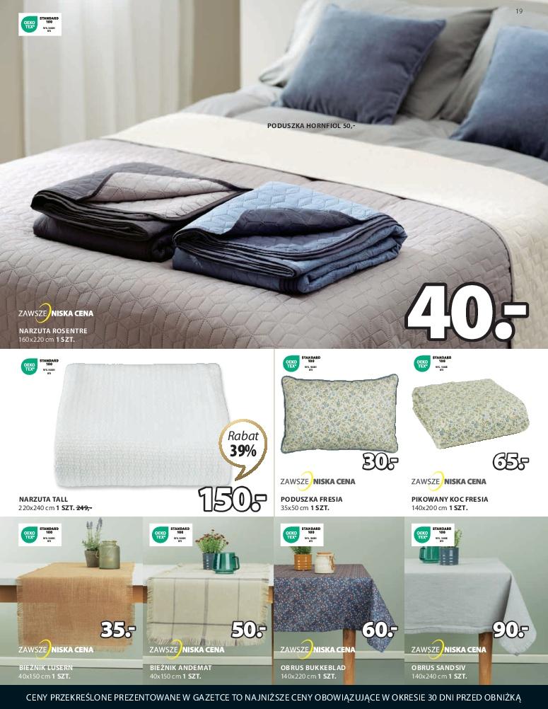 Gazetka promocyjna Jysk str. 19