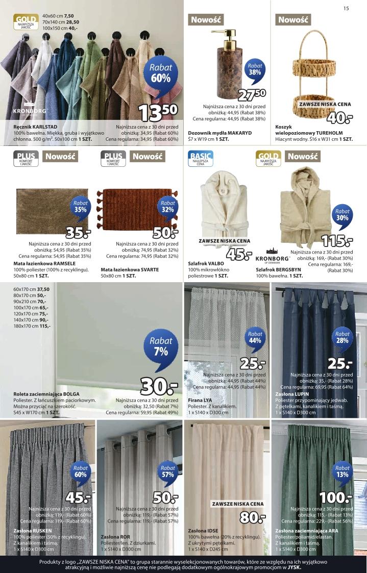 Gazetka promocyjna Jysk str. 15
