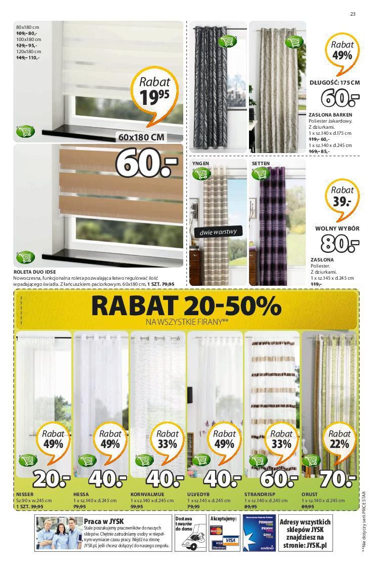 Gazetka promocyjna Jysk str. 23