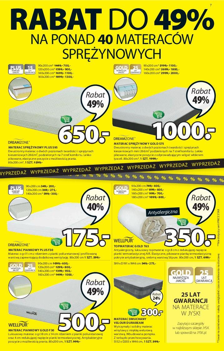 Gazetka promocyjna Jysk str. 7