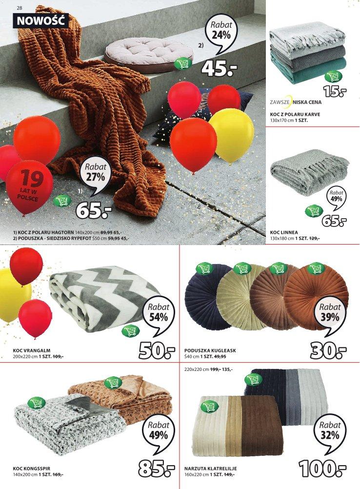 Gazetka promocyjna Jysk str. 28