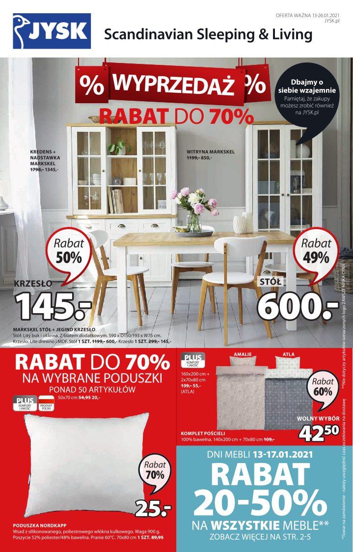 Gazetka promocyjna Jysk str. 1