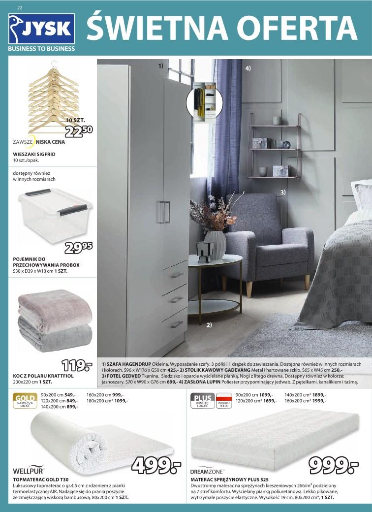 Gazetka promocyjna Jysk str. 22