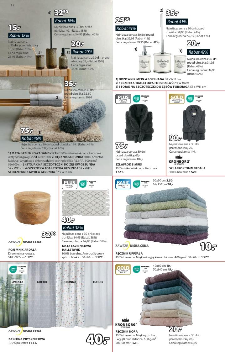 Gazetka promocyjna Jysk str. 12