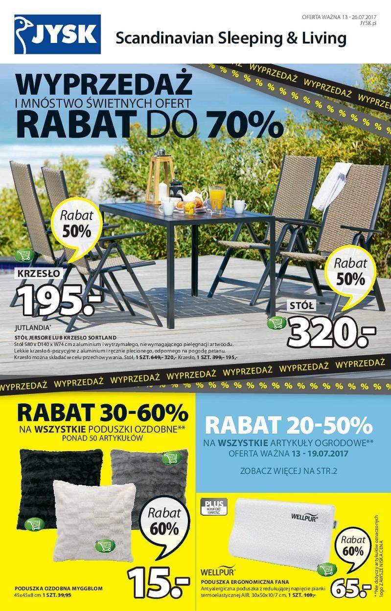 Gazetka promocyjna Jysk str. 1