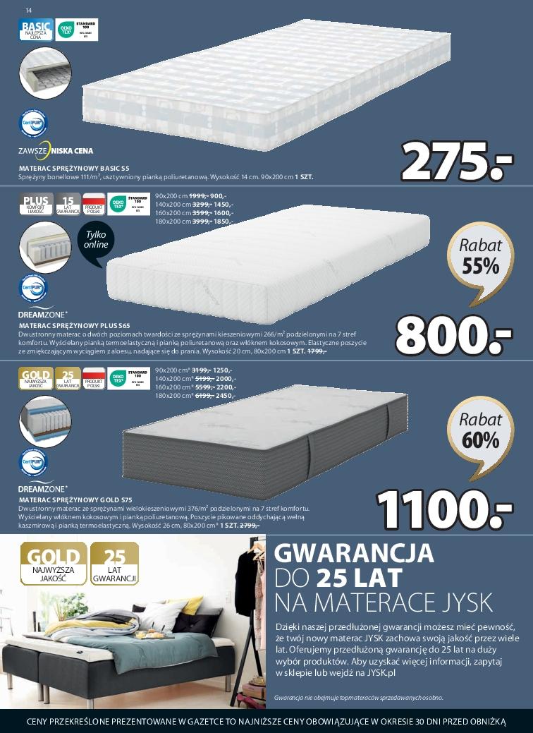 Gazetka promocyjna Jysk str. 14