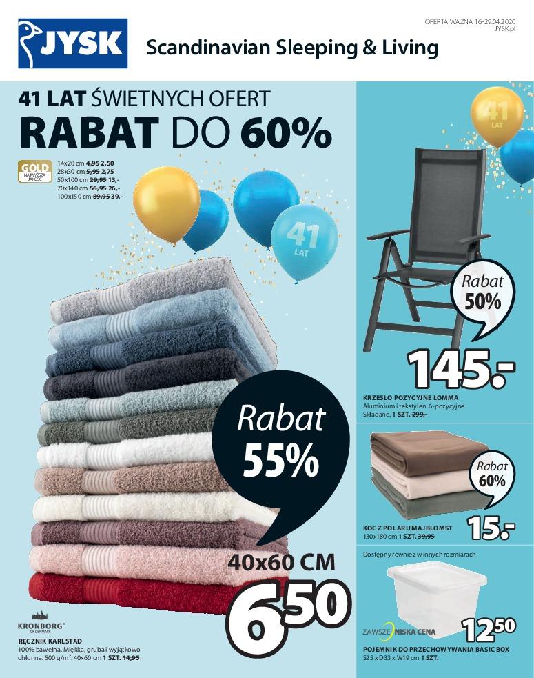 Gazetka promocyjna Jysk str. 1