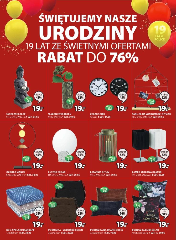 Gazetka promocyjna Jysk str. 29
