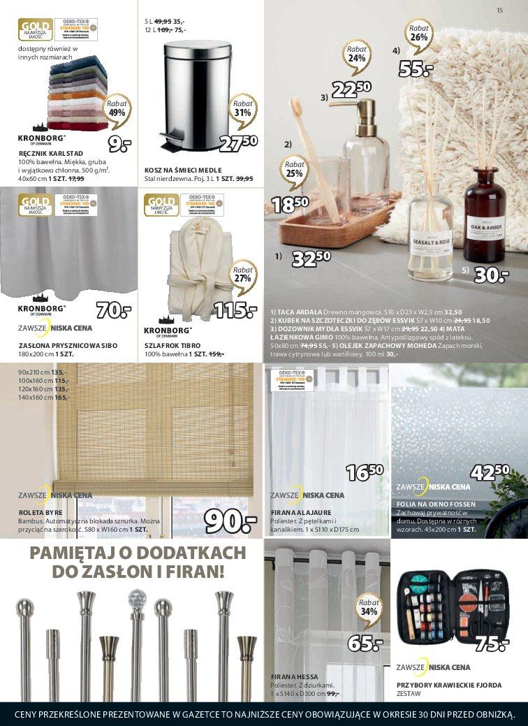 Gazetka promocyjna Jysk str. 15