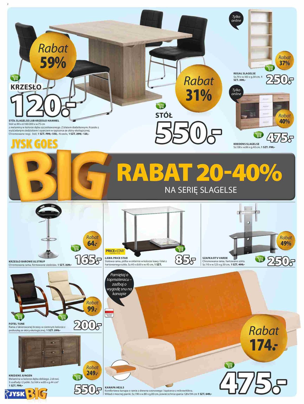 Gazetka promocyjna Jysk str. 2