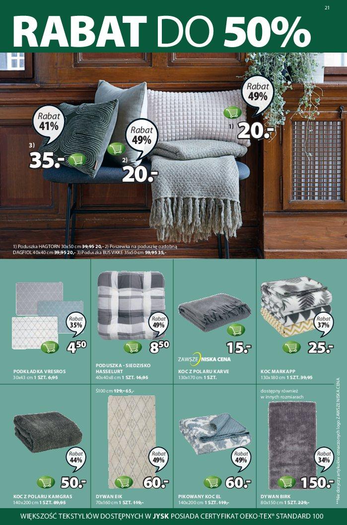 Gazetka promocyjna Jysk str. 21