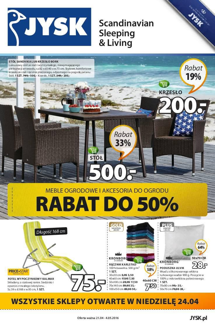 Gazetka promocyjna Jysk str. 1