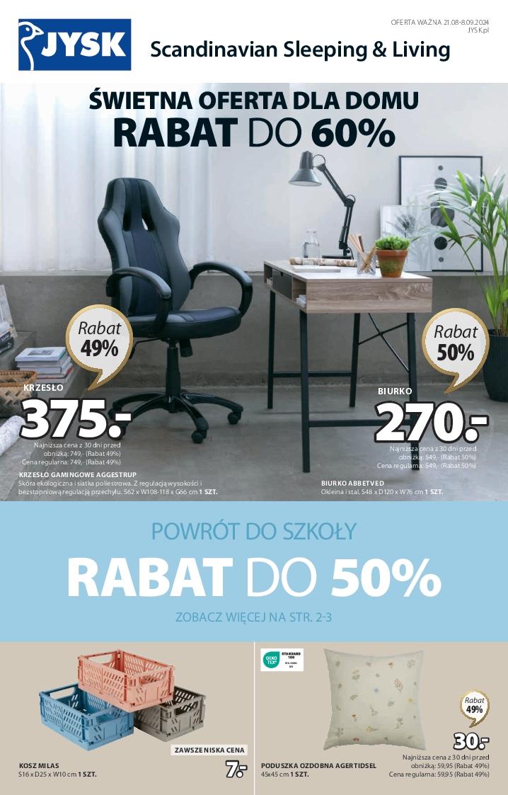 Gazetka promocyjna Jysk str. 1