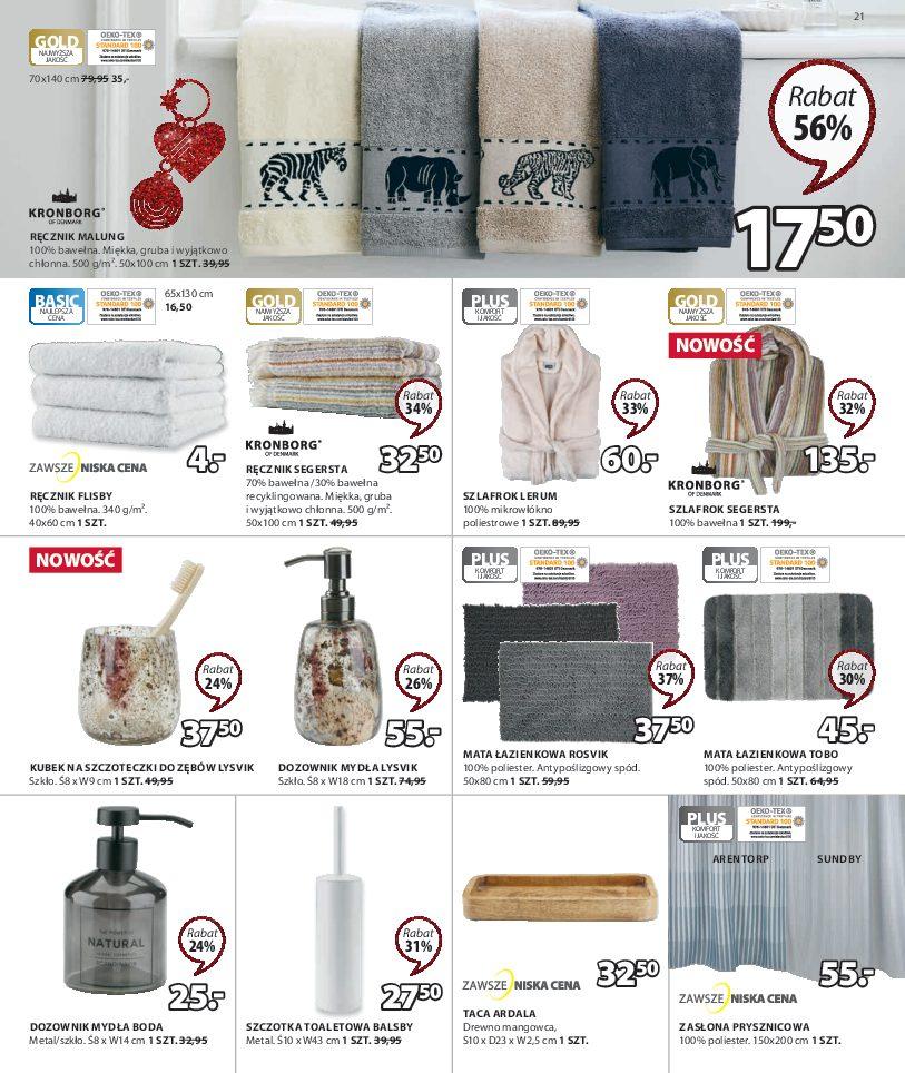 Gazetka promocyjna Jysk str. 21
