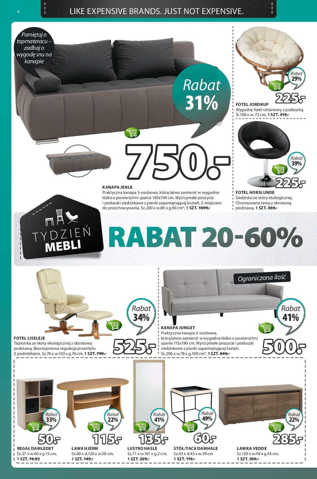 Gazetka promocyjna Jysk str. 4