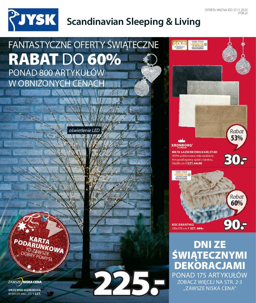 Gazetka promocyjna Jysk str. 1