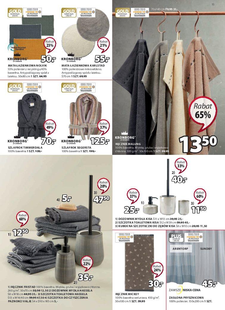 Gazetka promocyjna Jysk str. 15
