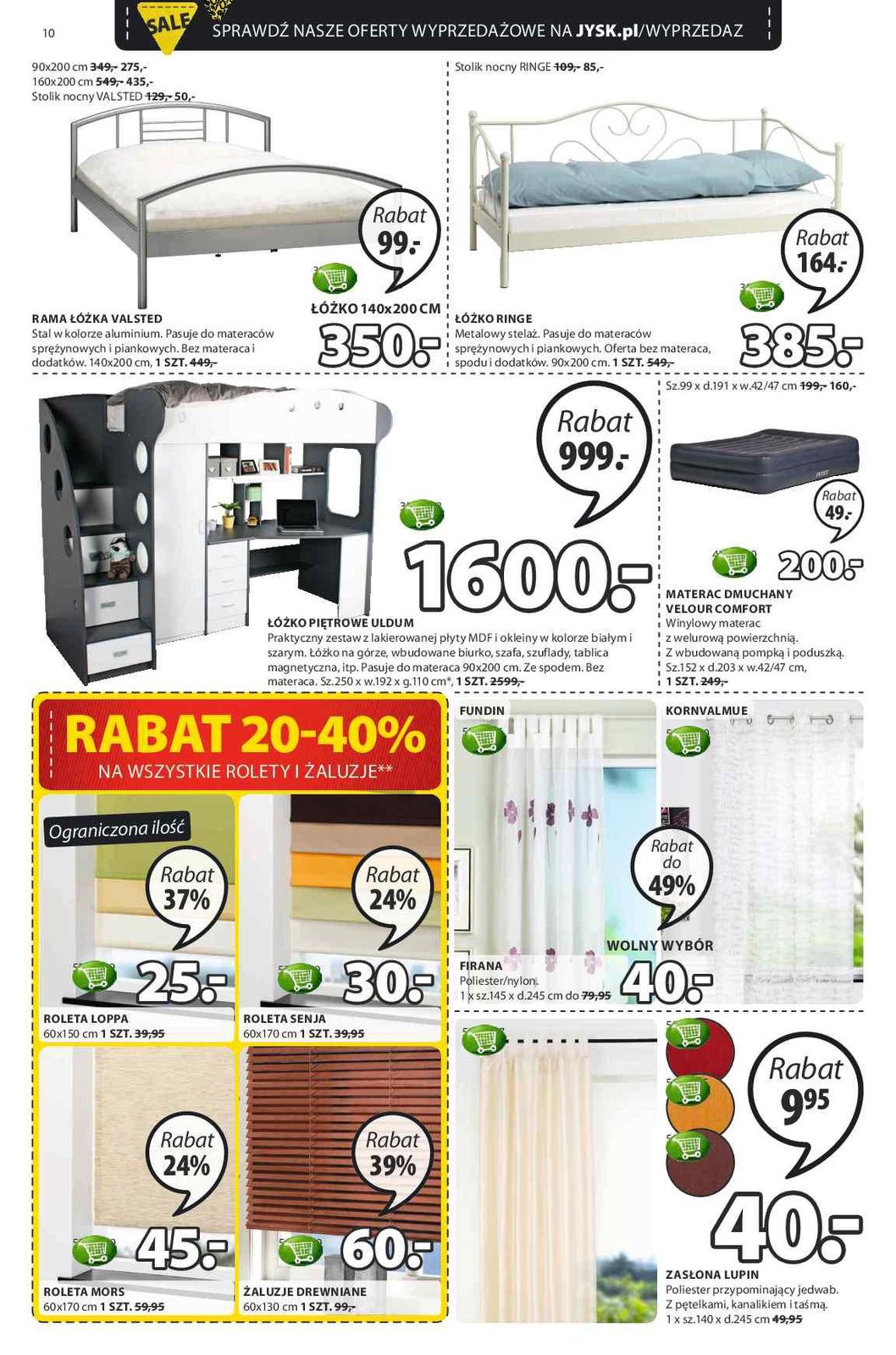 Gazetka promocyjna Jysk str. 10