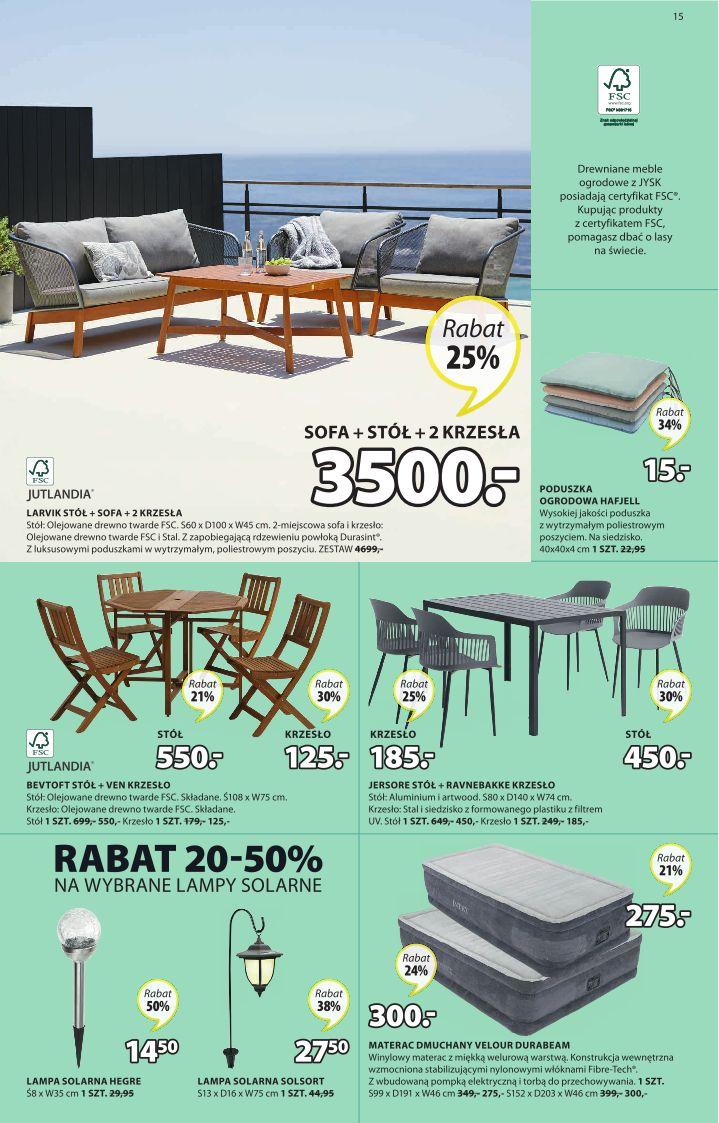 Gazetka promocyjna Jysk str. 15