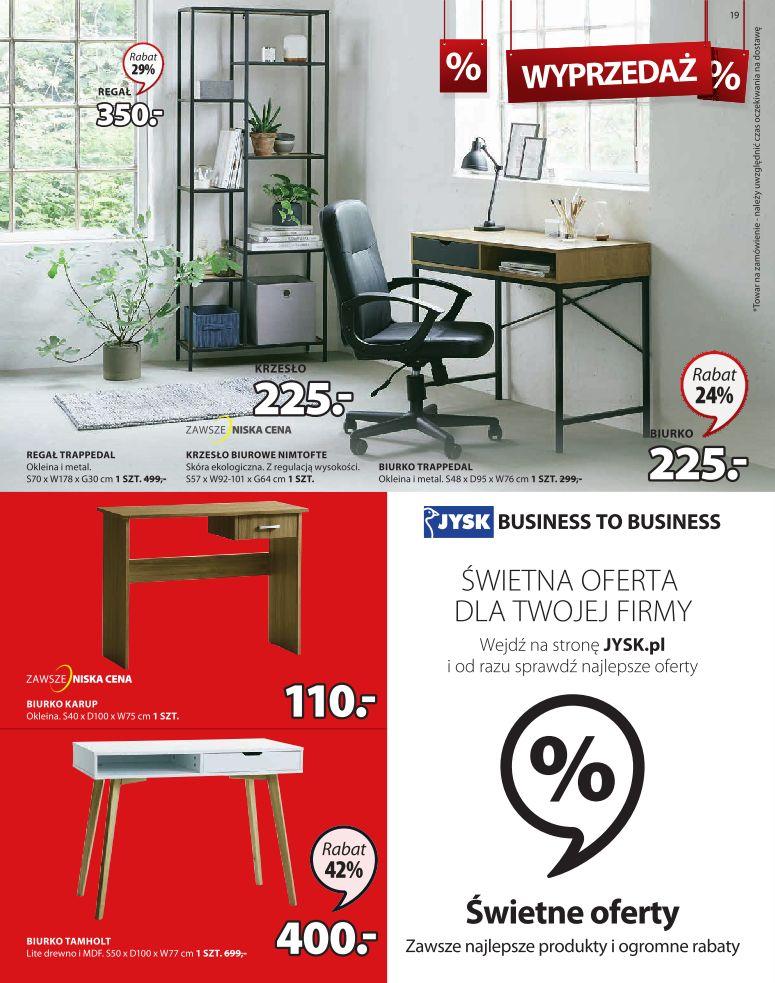 Gazetka promocyjna Jysk str. 19