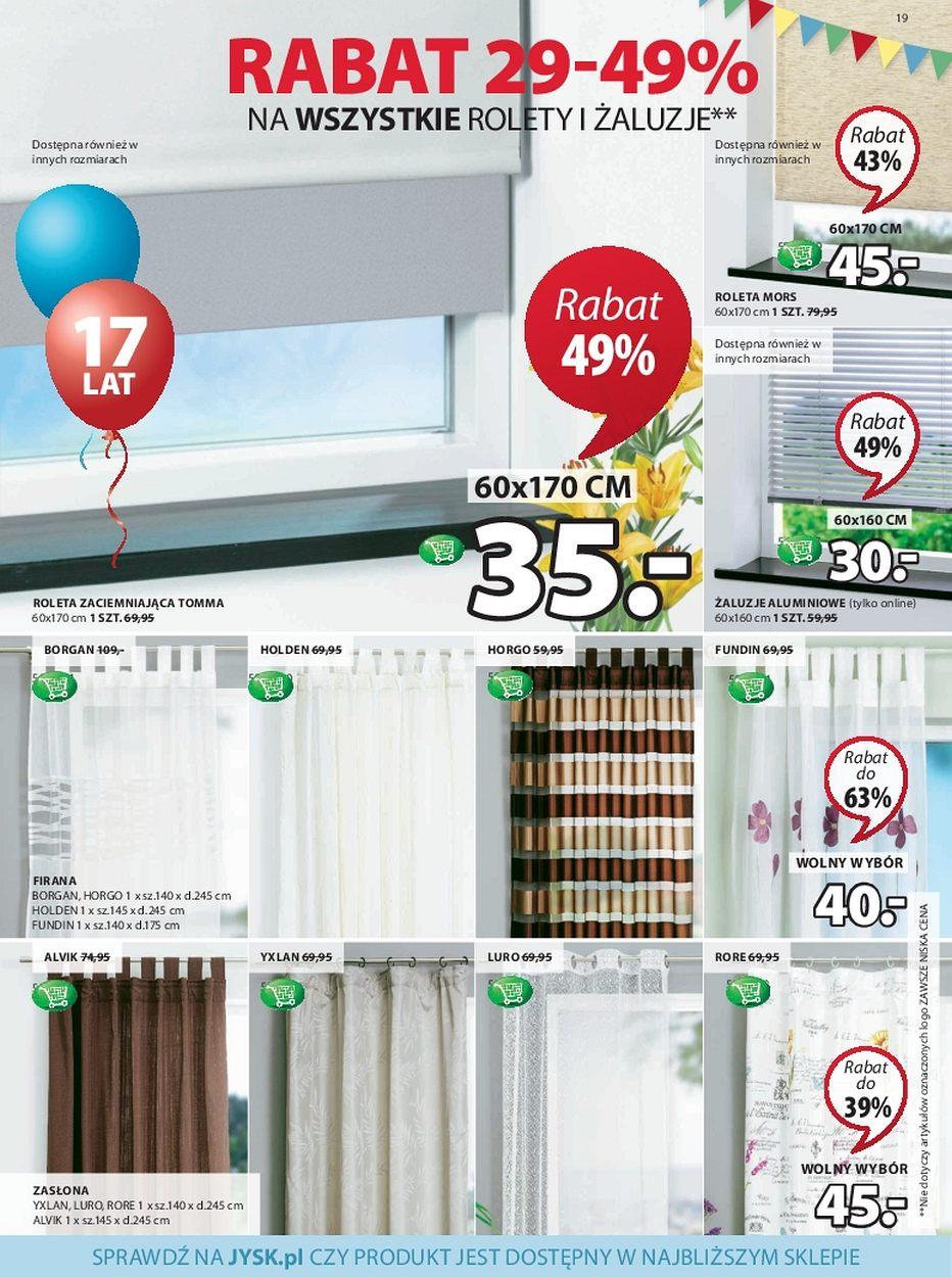 Gazetka promocyjna Jysk str. 19