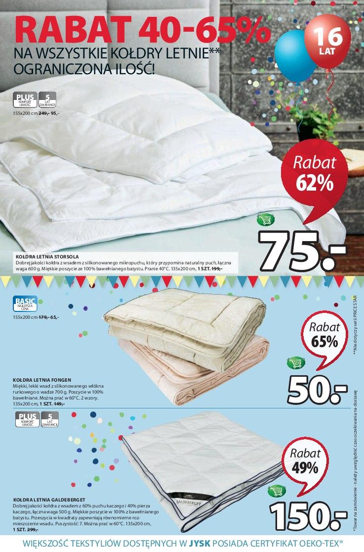 Gazetka promocyjna Jysk str. 13