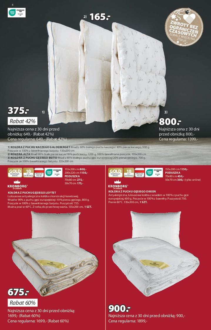 Gazetka promocyjna Jysk str. 4