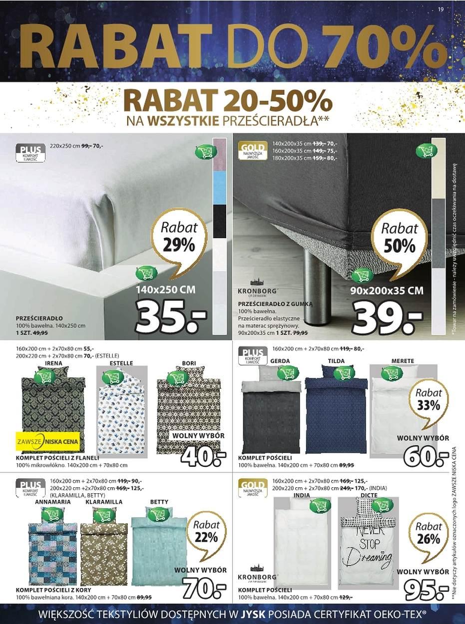 Gazetka promocyjna Jysk str. 19
