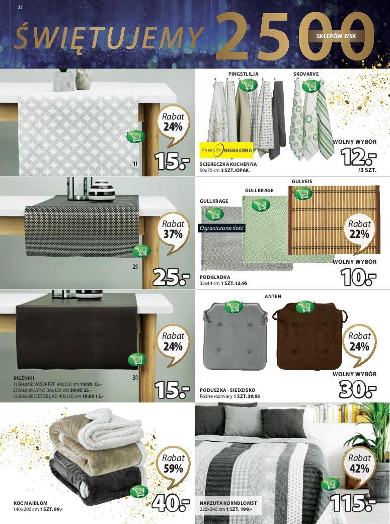 Gazetka promocyjna Jysk str. 22