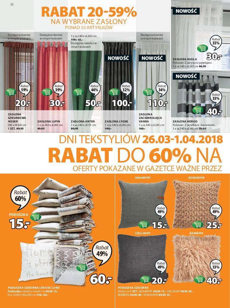 Gazetka promocyjna Jysk str. 22