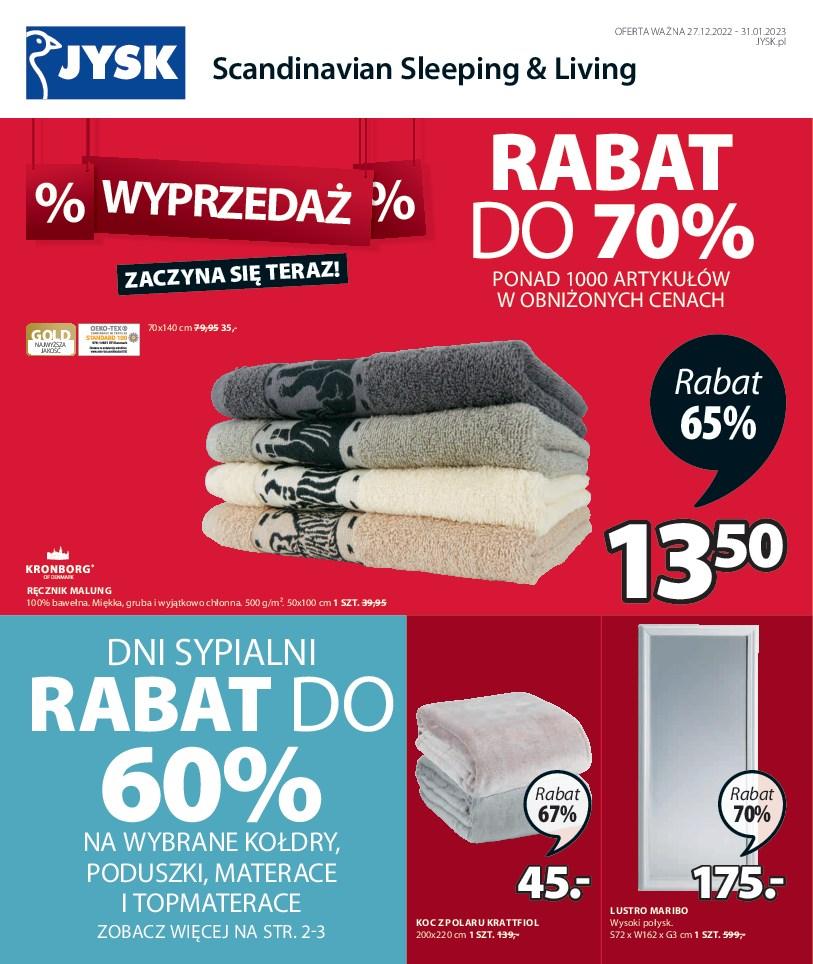 Gazetka promocyjna Jysk str. 1