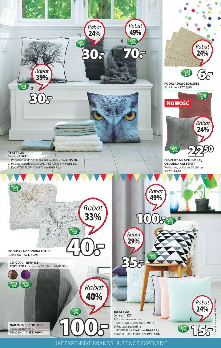 Gazetka promocyjna Jysk str. 23