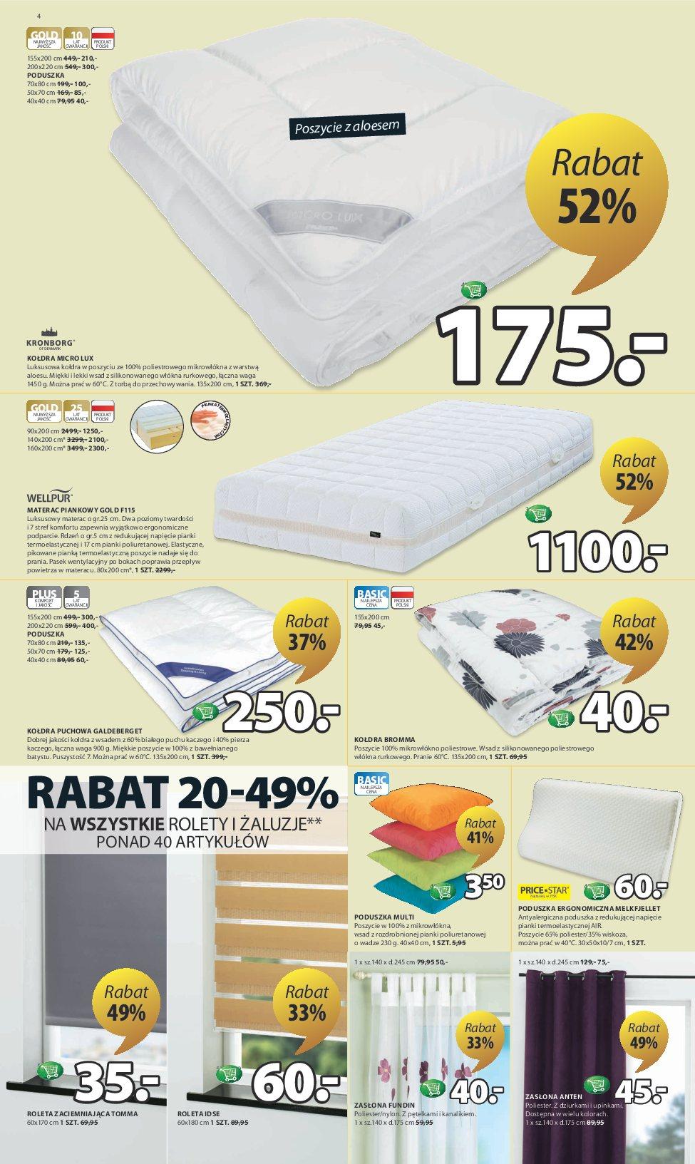 Gazetka promocyjna Jysk str. 4