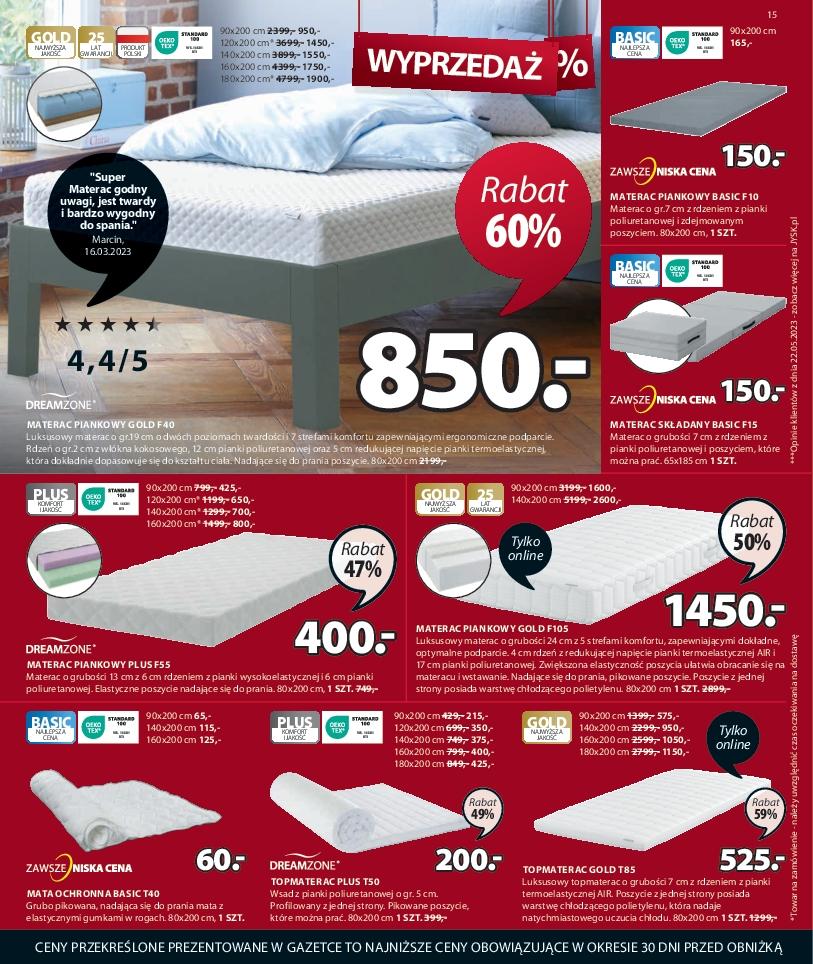 Gazetka promocyjna Jysk str. 15