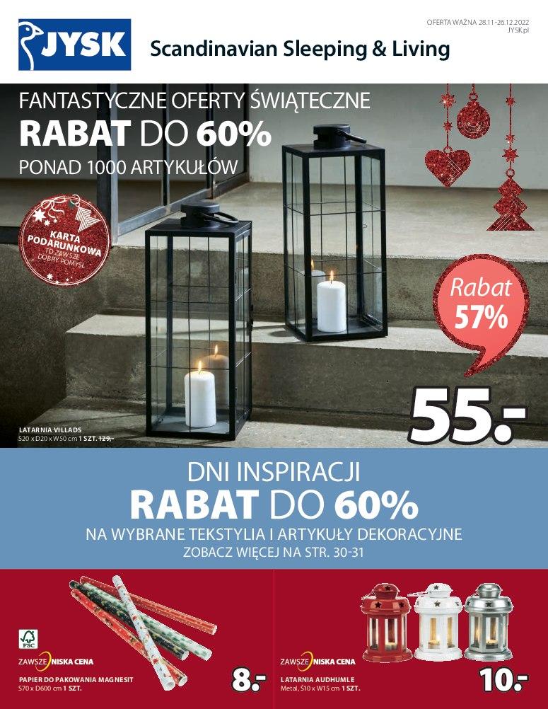 Gazetka promocyjna Jysk str. 1