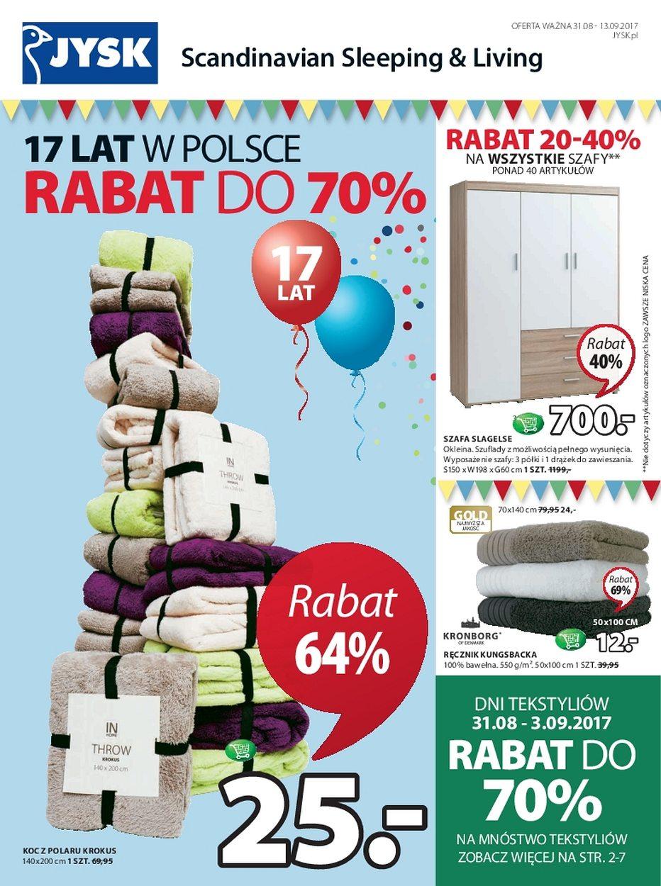 Gazetka promocyjna Jysk str. 1