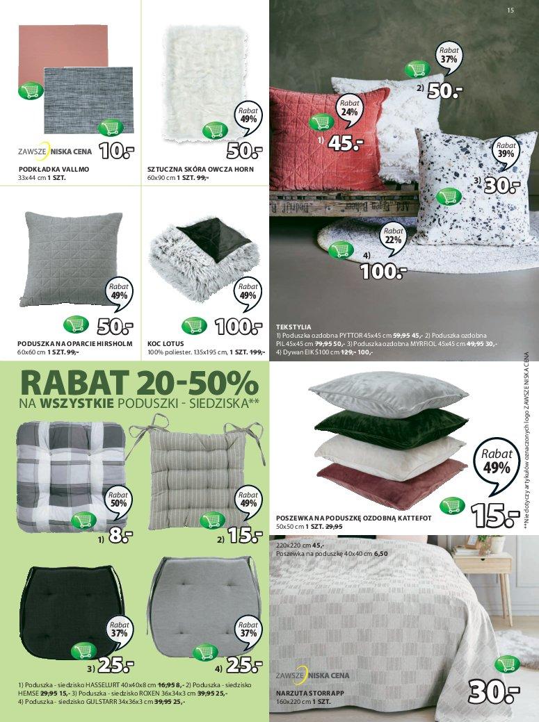 Gazetka promocyjna Jysk str. 15