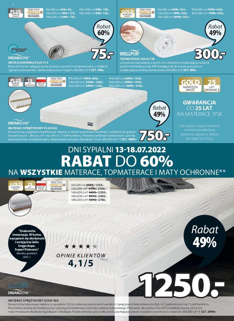 Gazetka promocyjna Jysk str. 2