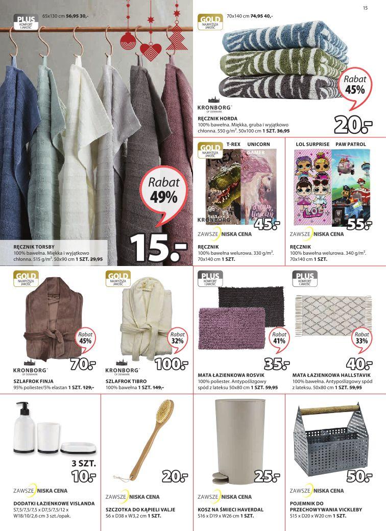 Gazetka promocyjna Jysk str. 15