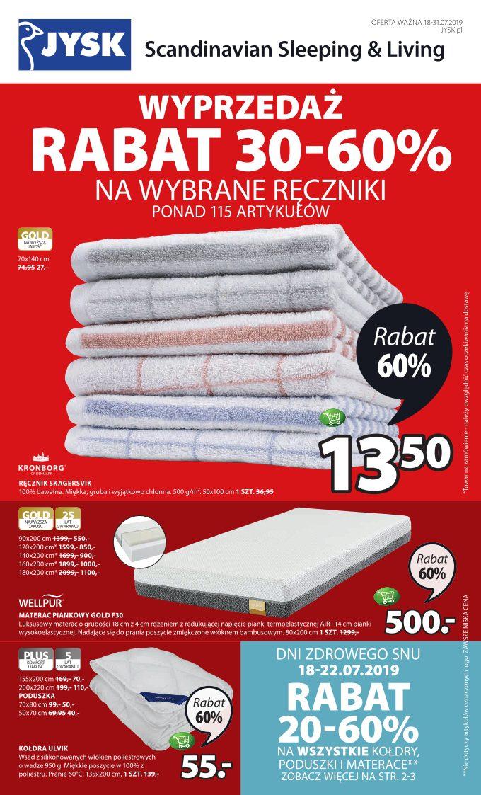 Gazetka promocyjna Jysk str. 1