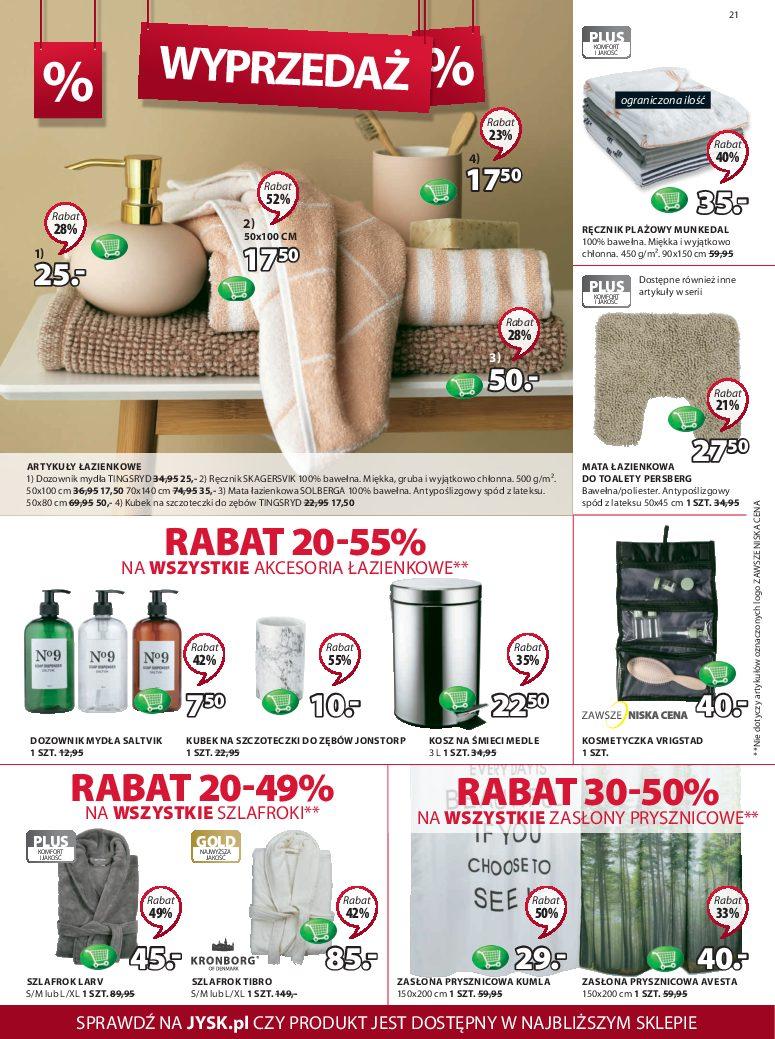 Gazetka promocyjna Jysk str. 21