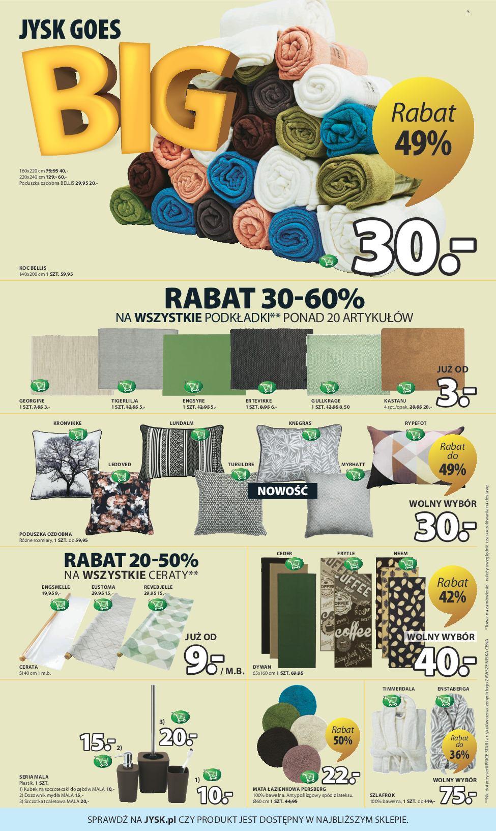 Gazetka promocyjna Jysk str. 5