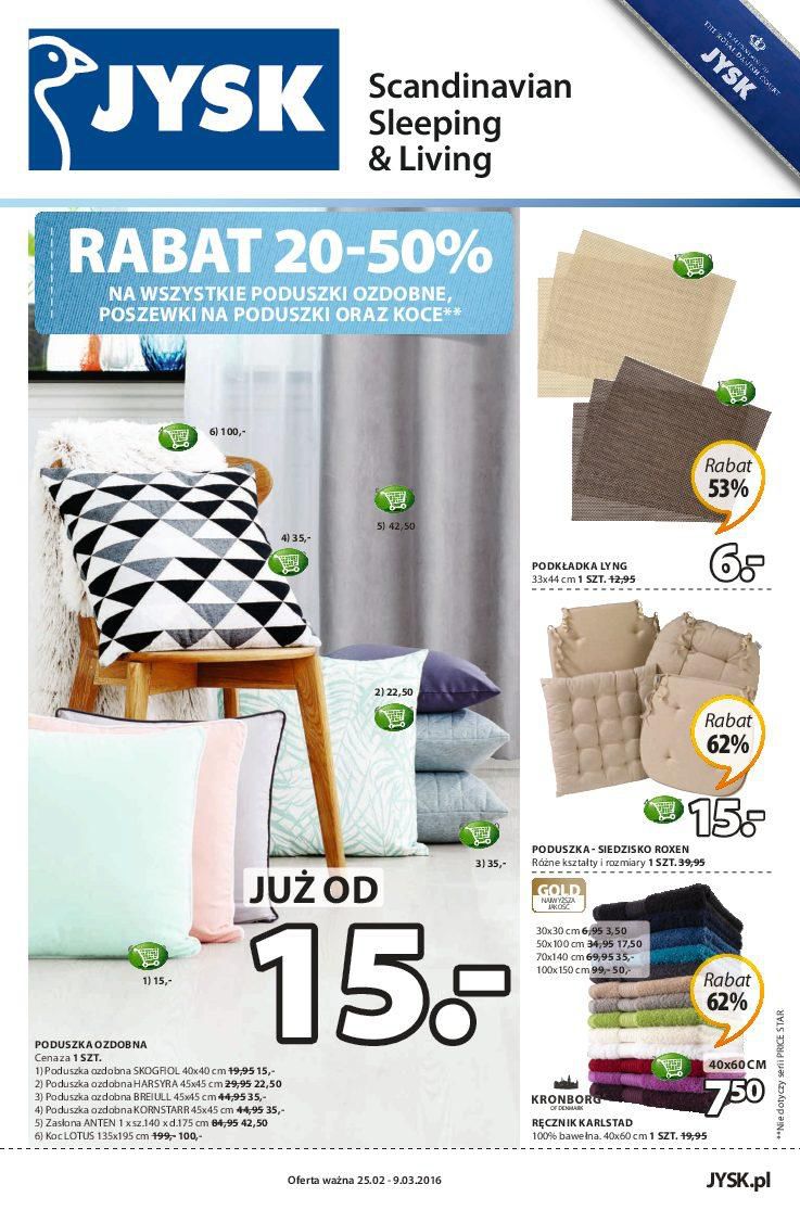 Gazetka promocyjna Jysk str. 1