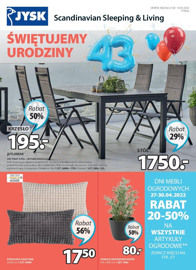 Gazetka promocyjna Jysk str. 1