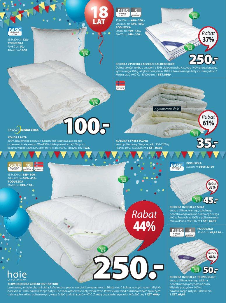 Gazetka promocyjna Jysk str. 14