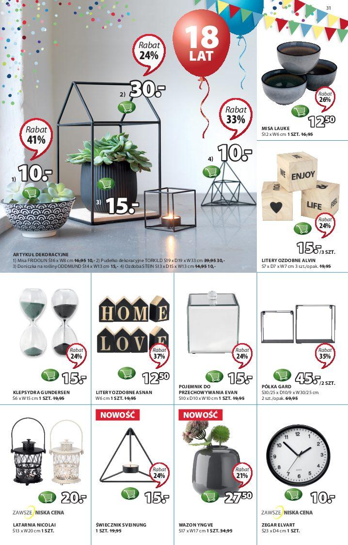 Gazetka promocyjna Jysk str. 31