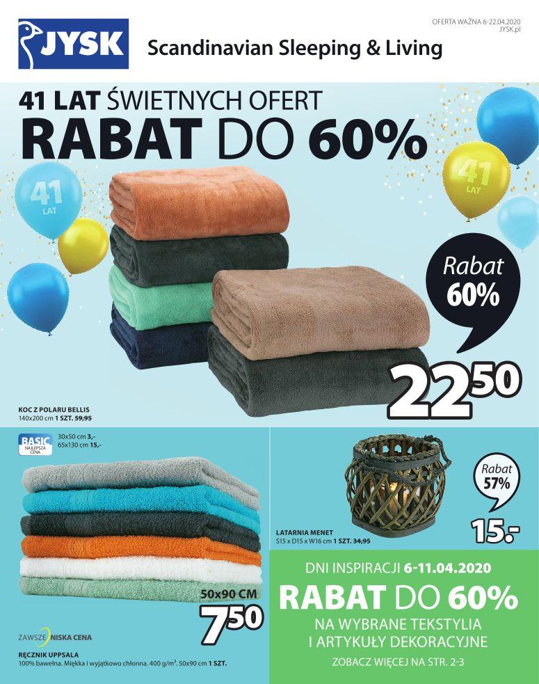 Gazetka promocyjna Jysk str. 1